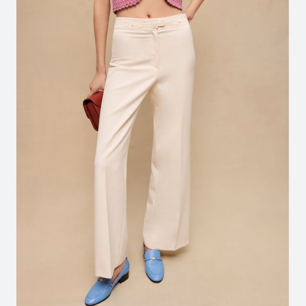 Maje Patrick Wide Leg Pants
